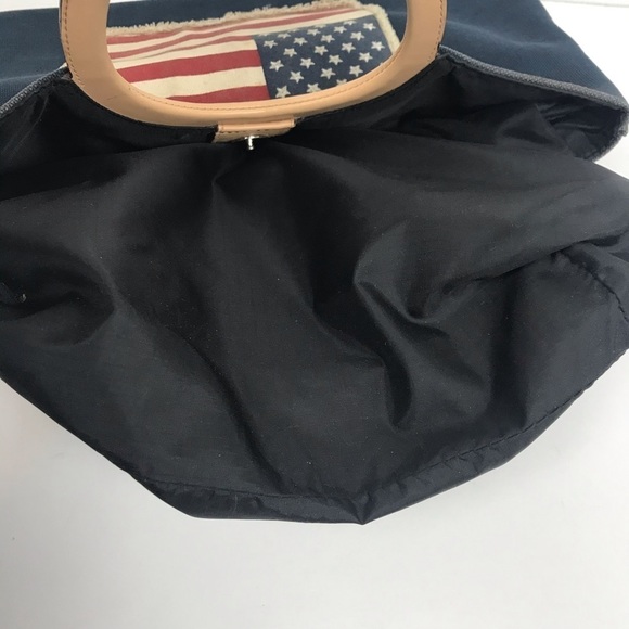 𝅺Amanda Smith Circle Handle American Flag Tote - Picture 5 of 15